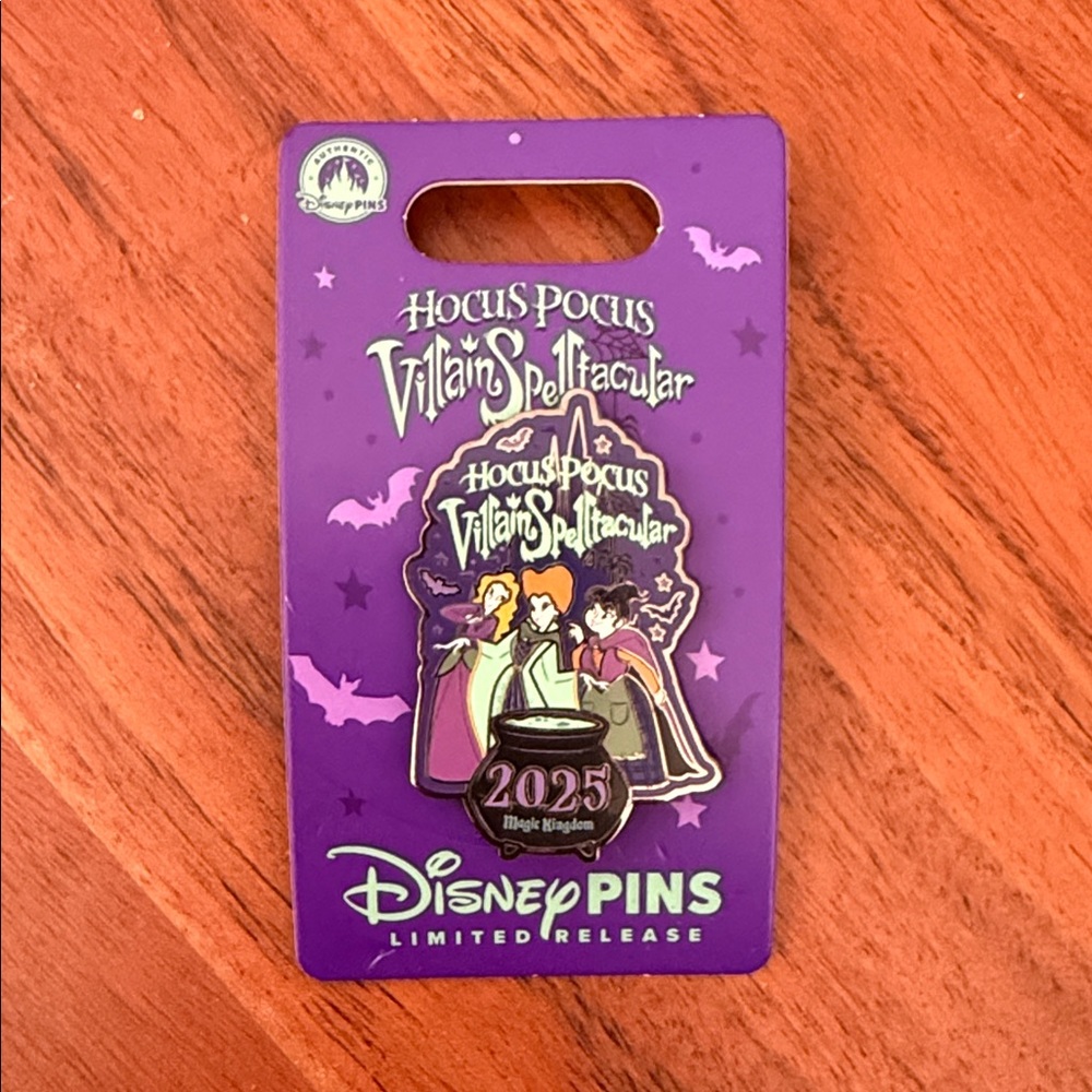 Disney MNSSHP 2025 Hocus Pocus Enamel Pin Limited Release Party Exclusive